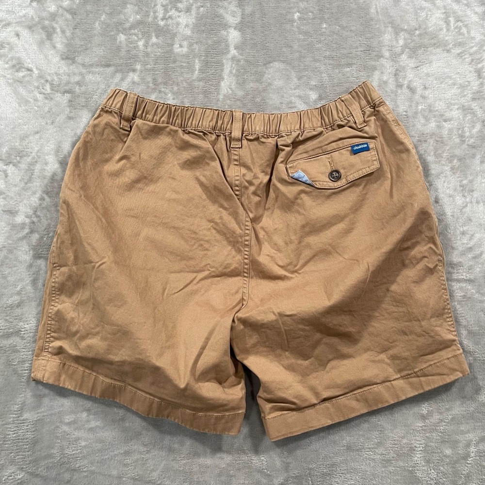 Chubbies Everyday Shorts Mens Large Brown 7" Inseam Elastic Waist Stretch Preppy - Picture 5 of 7
